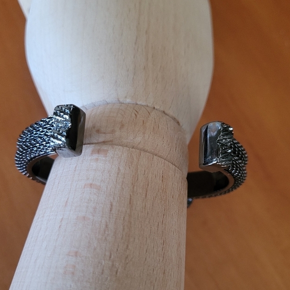 Y2K‎ - Gunmetal Mesh Knot Bracelet - Picture 4 of 4